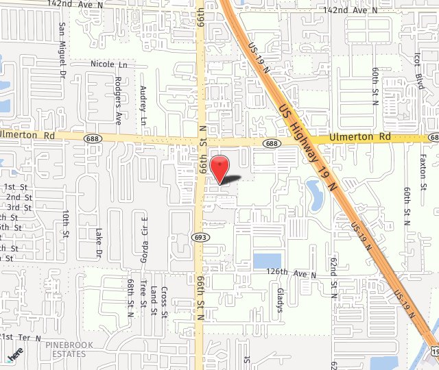 Location Map: 13113 66th Street N. Largo, FL 33773